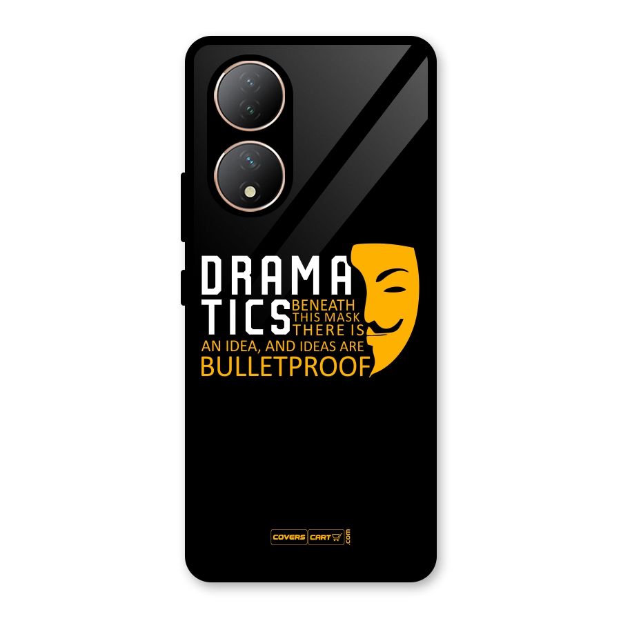 Dramatics Glass Back Case for Vivo Y100A