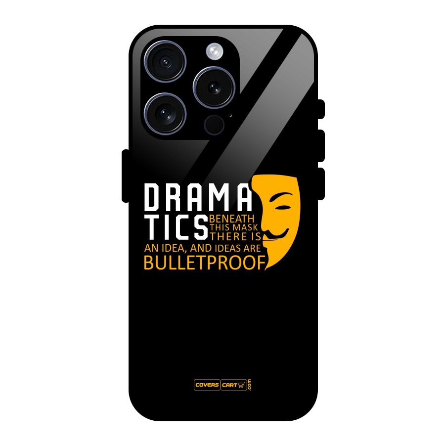 Dramatics Glass Back Case for iPhone 15 Pro