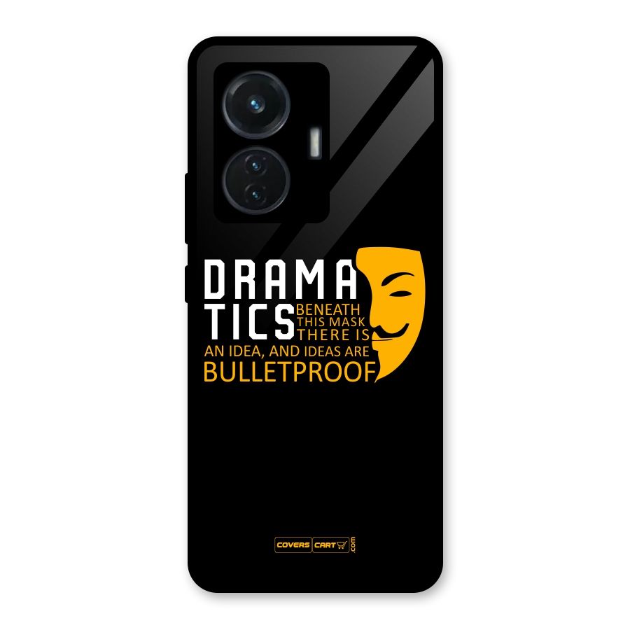 Dramatics Glass Back Case for iQOO Z6 44W