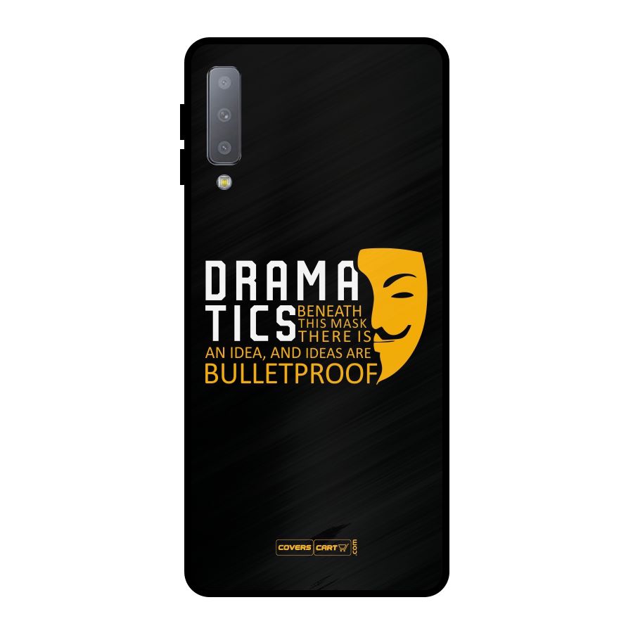 Dramatics Metal Back Case for Galaxy A7 (2018)