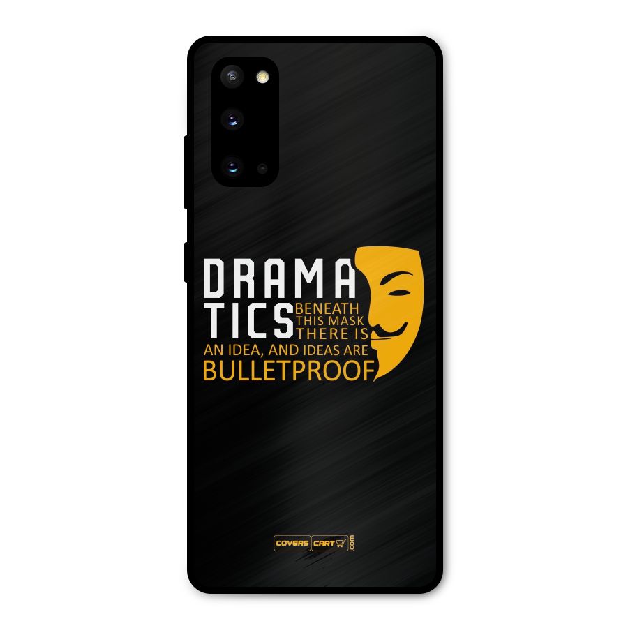 Dramatics Metal Back Case for Galaxy S20
