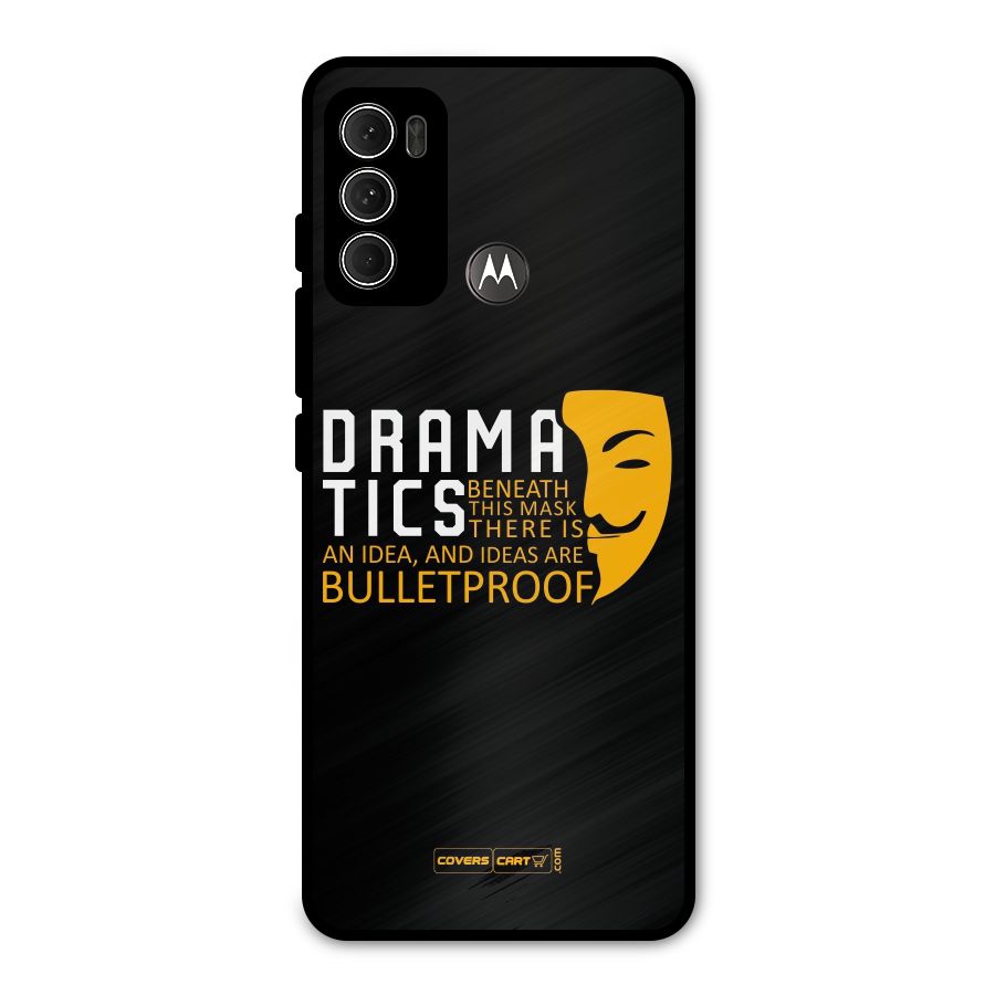 Dramatics Metal Back Case for Moto G60