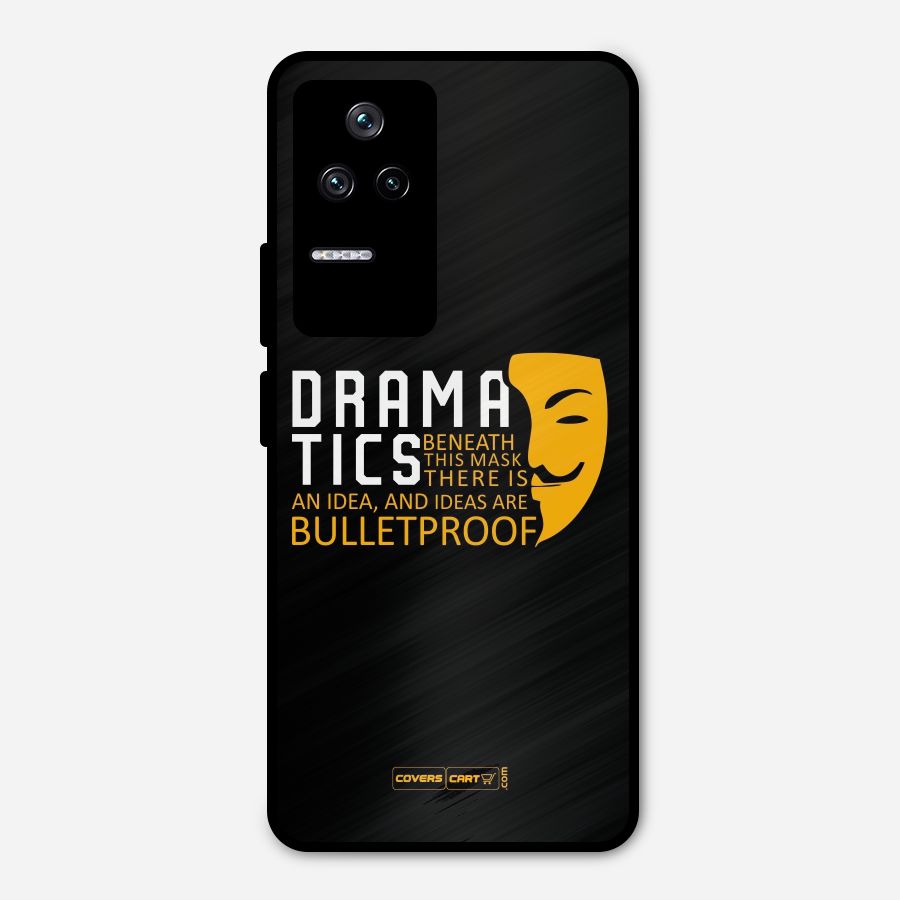 Dramatics Metal Back Case for Poco F4 5G
