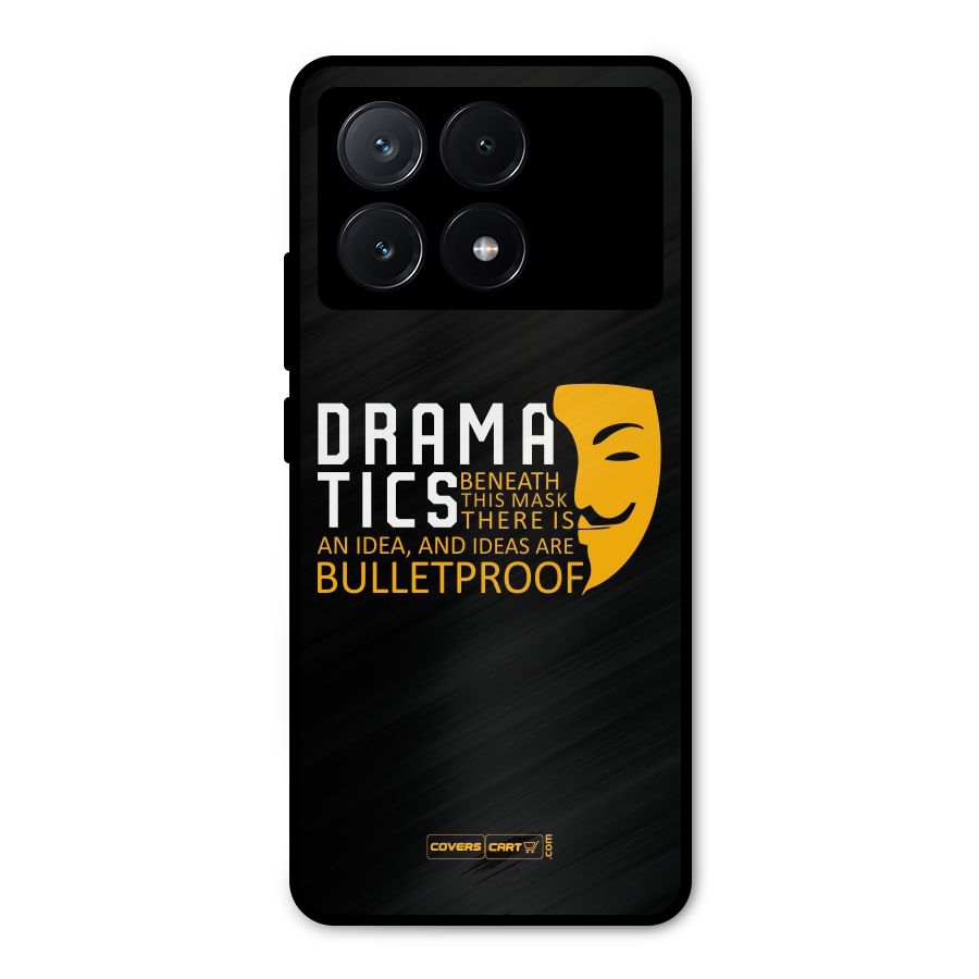 Dramatics Metal Back Case for Poco X6 Pro