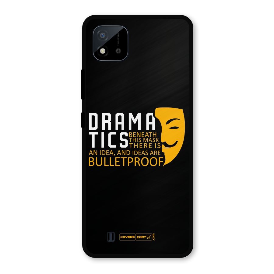 Dramatics Metal Back Case for Realme C11 2021