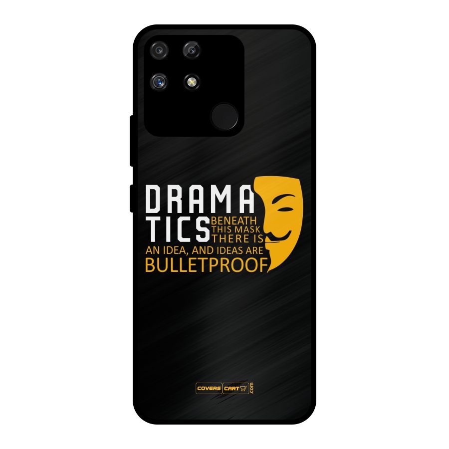 Dramatics Metal Back Case for Realme Narzo 50A