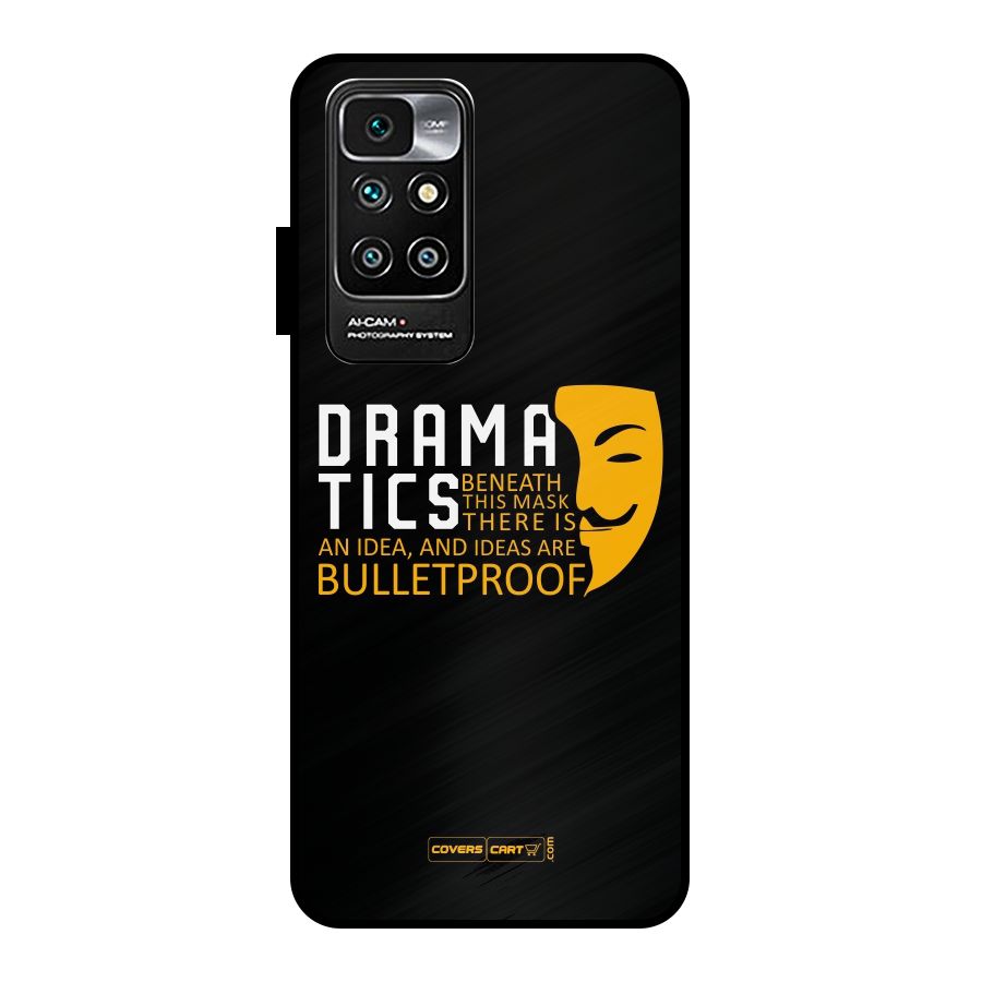 Dramatics Metal Back Case for Redmi 10 Prime