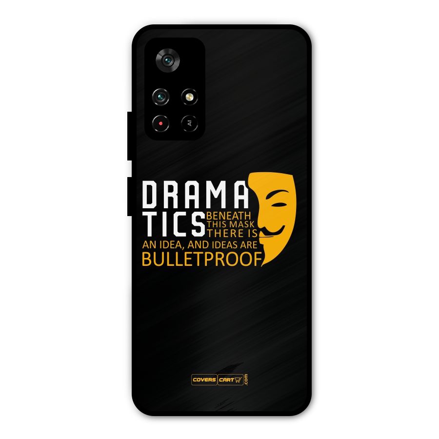 Dramatics Metal Back Case for Redmi Note 11T 5G