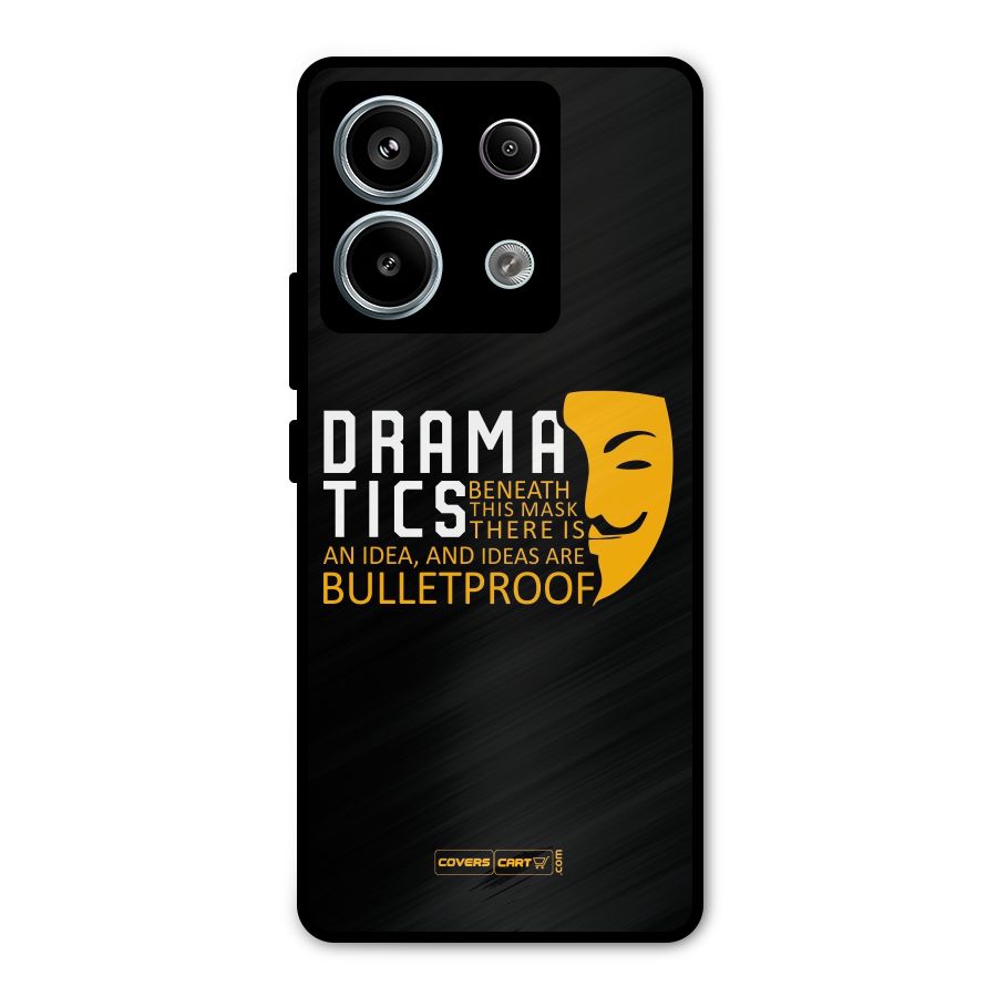 Dramatics Metal Back Case for Redmi Note 13 Pro 5G