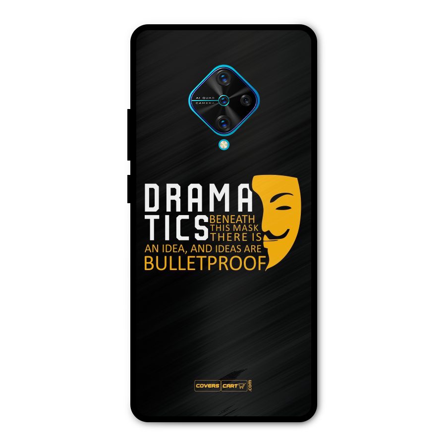 Dramatics Metal Back Case for Vivo S1 Pro