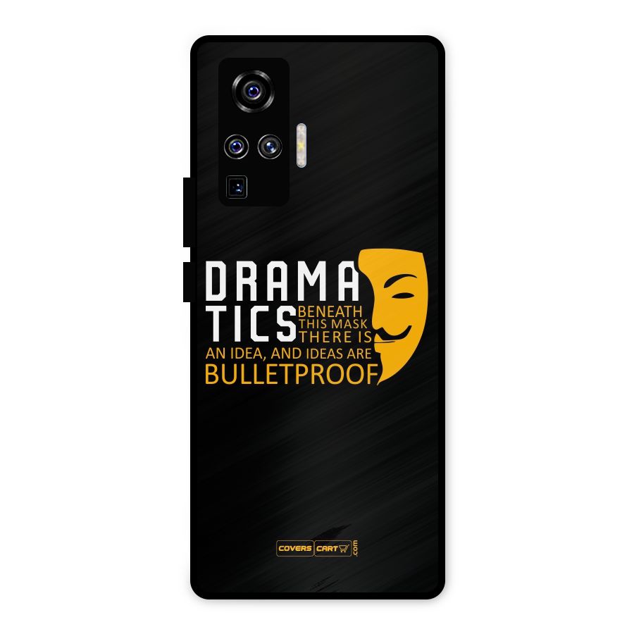 Dramatics Metal Back Case for Vivo X50 Pro