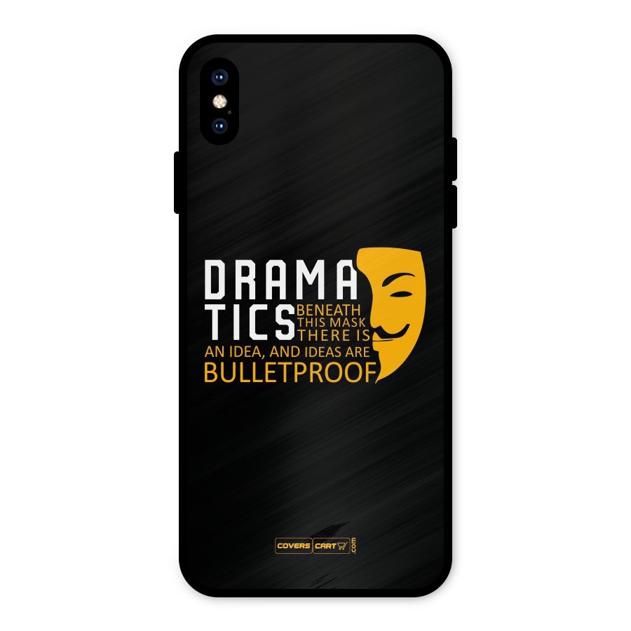 Dramatics Metal Back Case for iPhone XS Max