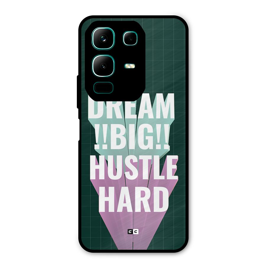 Dream Bigger Metal Back Case for Infinix Note 50x