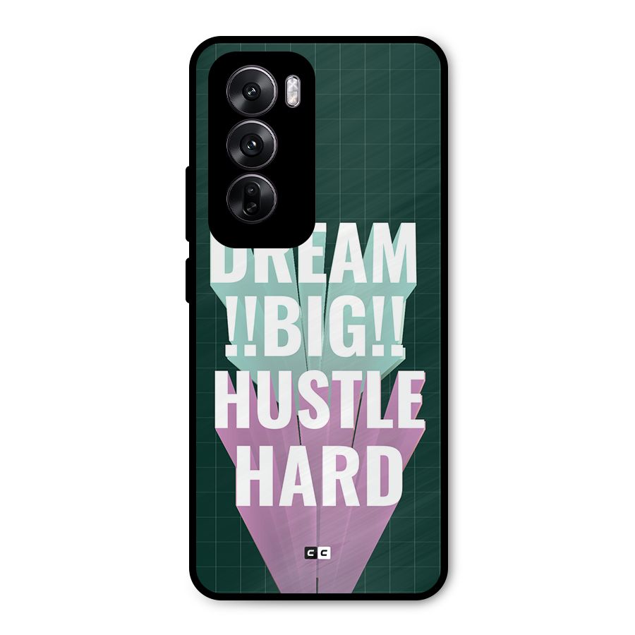 Dream Bigger Metal Back Case for Oppo Reno12
