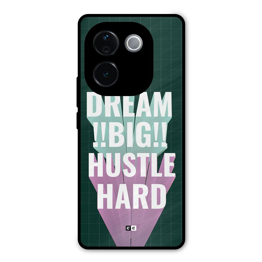 Dream Bigger Metal Back Case for Vivo T3 Pro