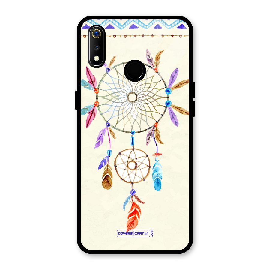 Dream Catcher Glass Back Case for Realme 3i