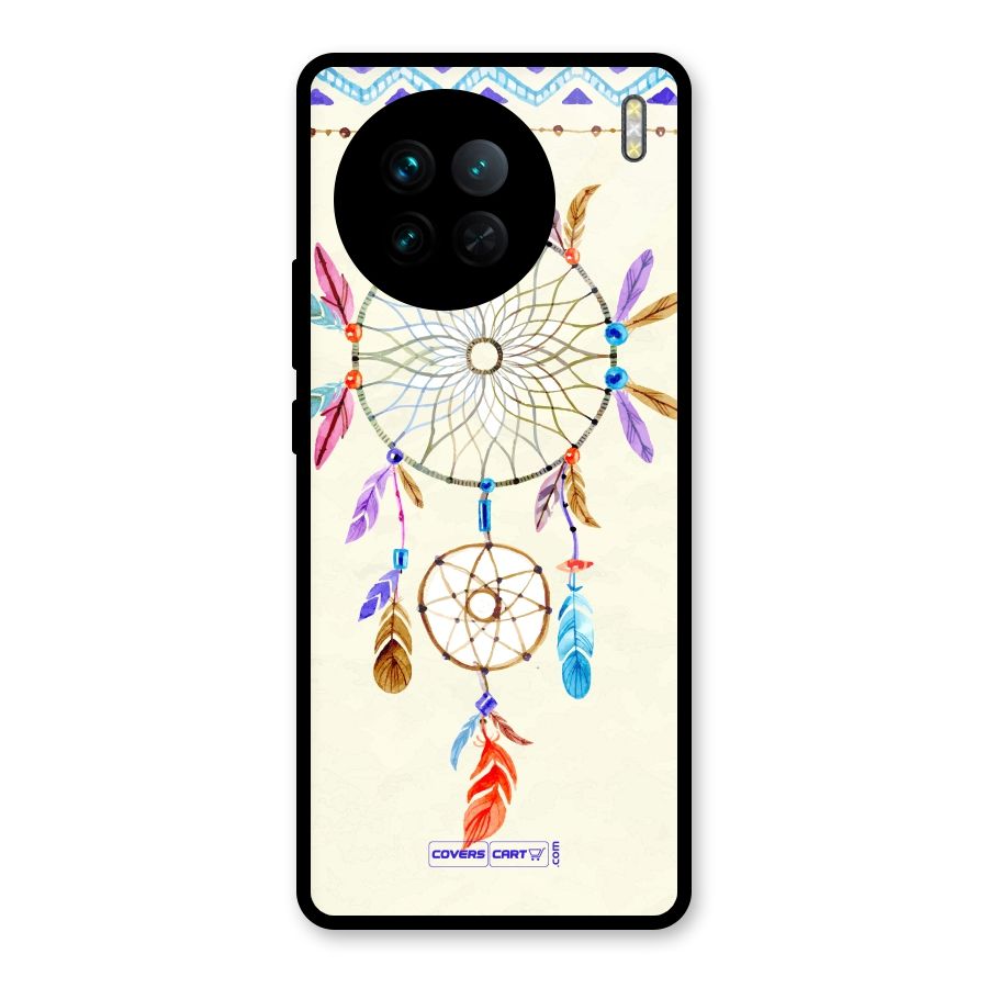 Dream Catcher Glass Back Case for Vivo X90