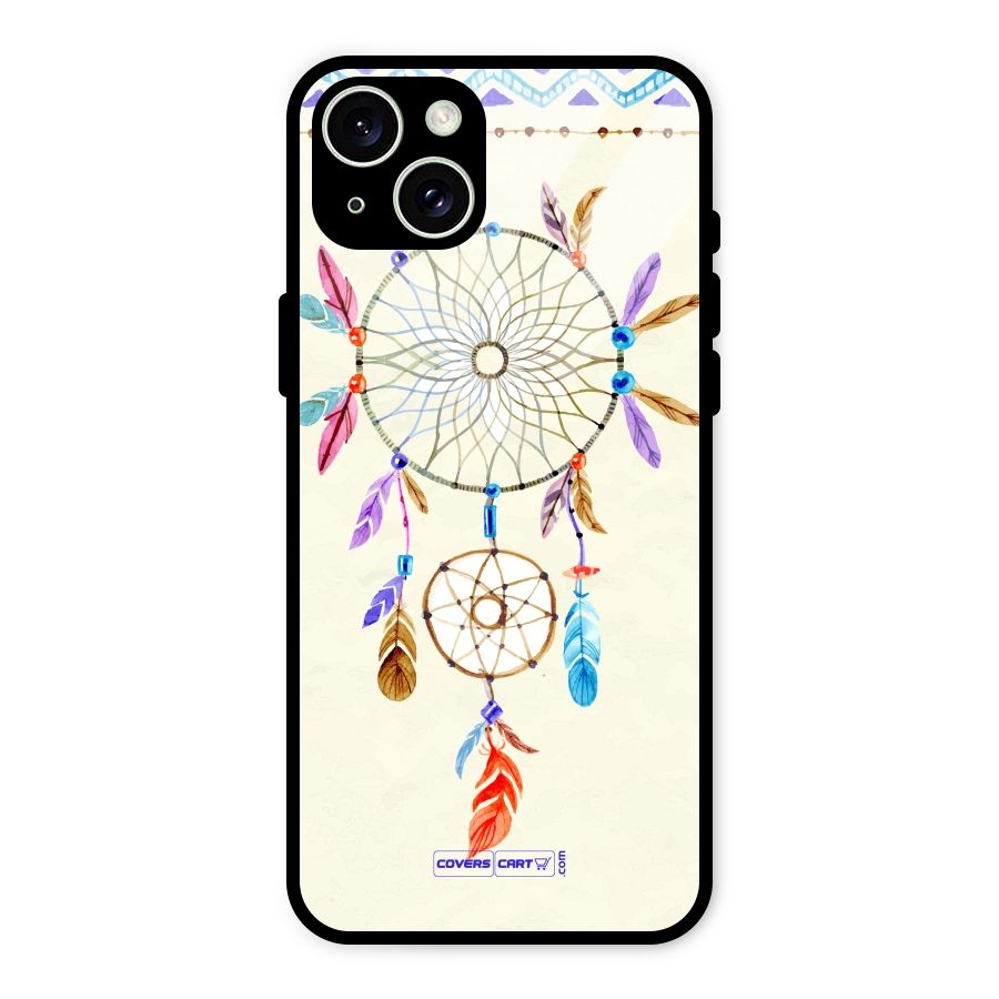 Dream Catcher Glass Back Case for iPhone 15 Plus