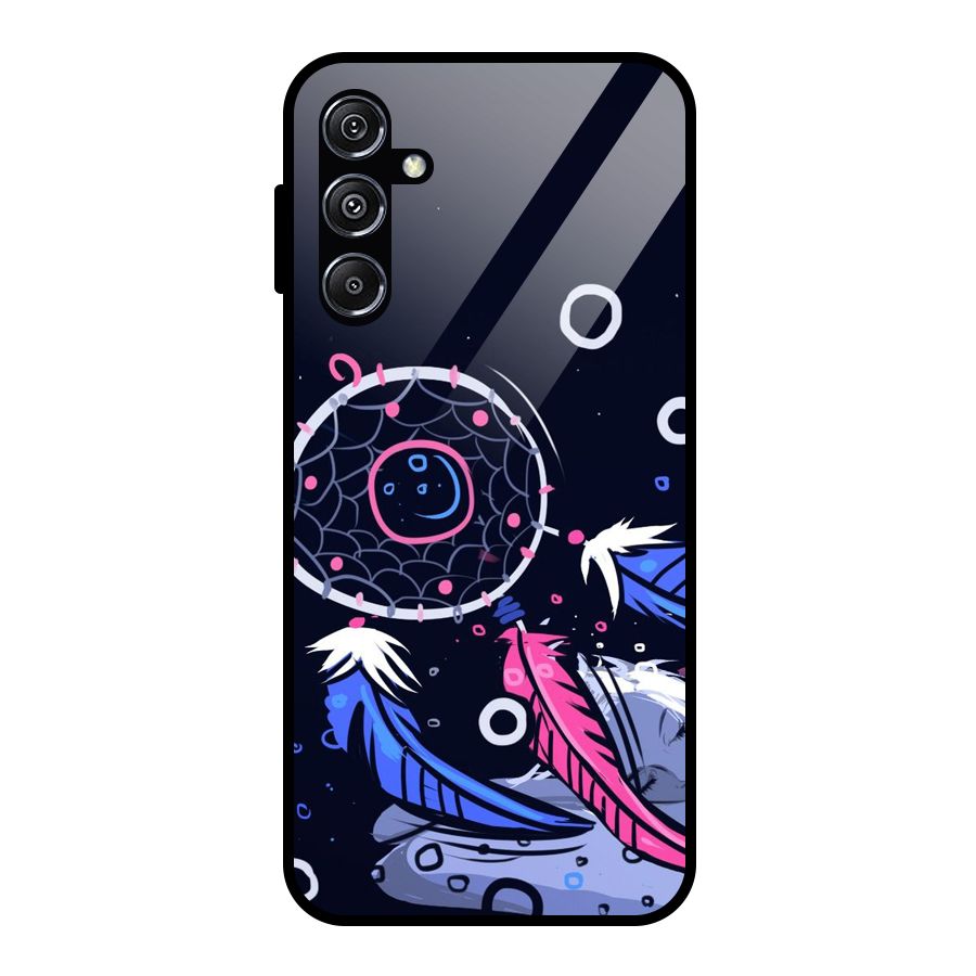 Dream Catcher Minimal Glass Back Case for Galaxy M34 5G