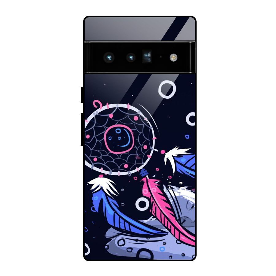 Dream Catcher Minimal Glass Back Case for Google Pixel 6 Pro