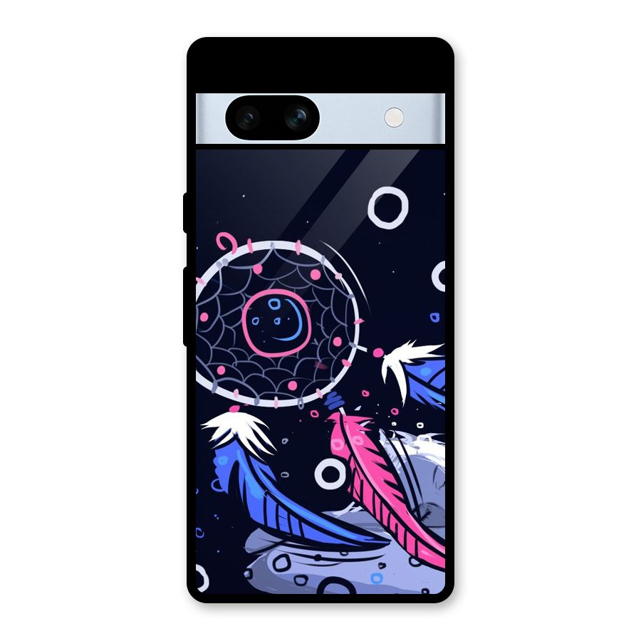 Dream Catcher Minimal Glass Back Case for Google Pixel 7a