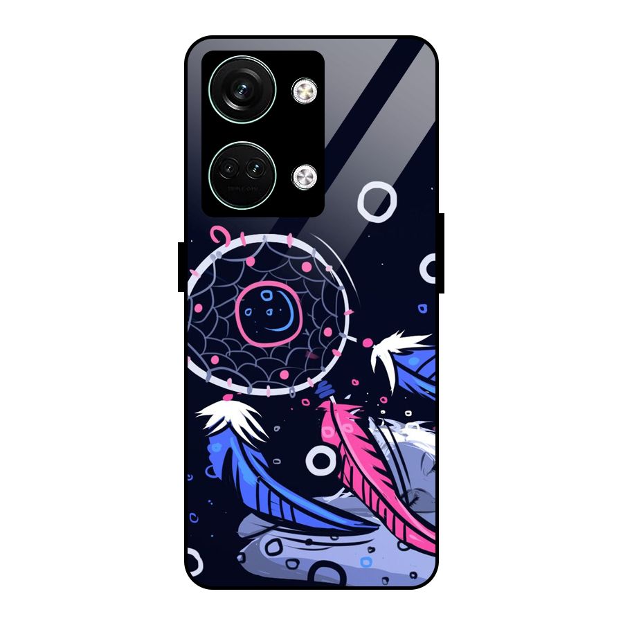 Dream Catcher Minimal Glass Back Case for Oneplus Nord 3