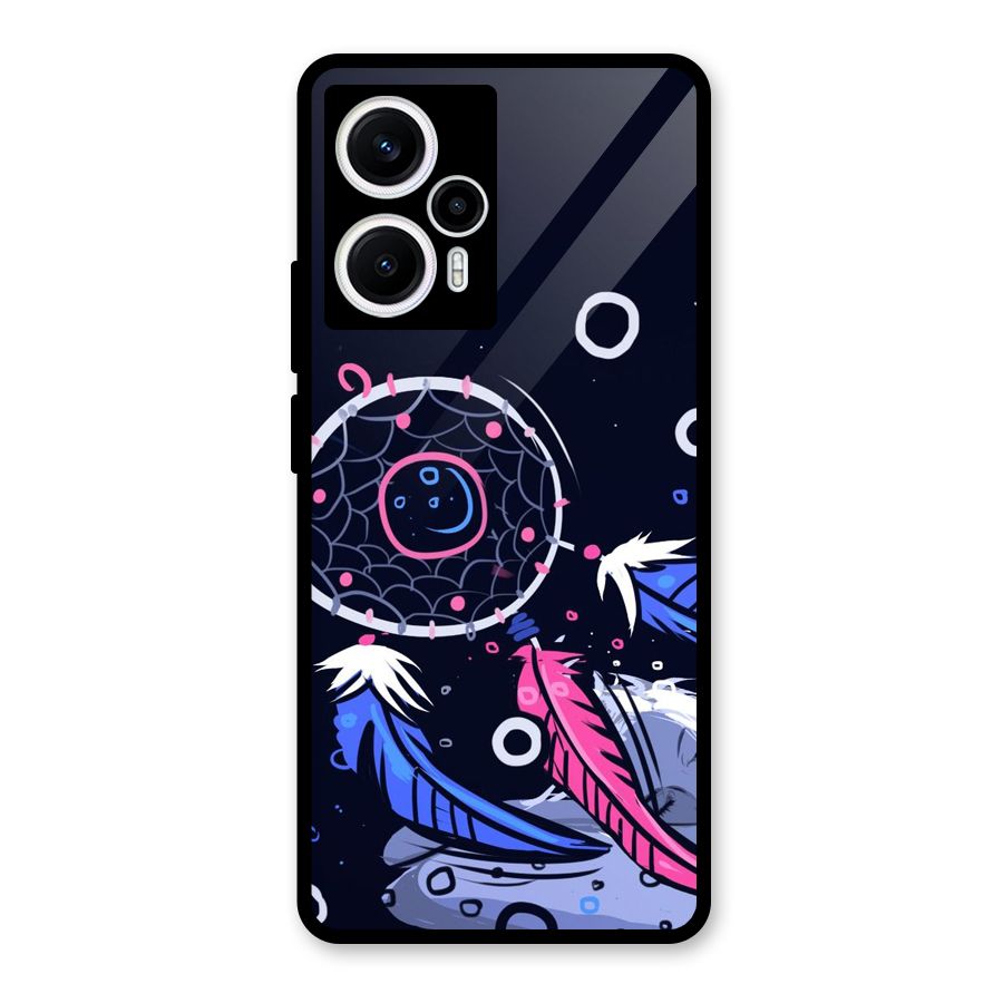 Dream Catcher Minimal Glass Back Case for Poco F5