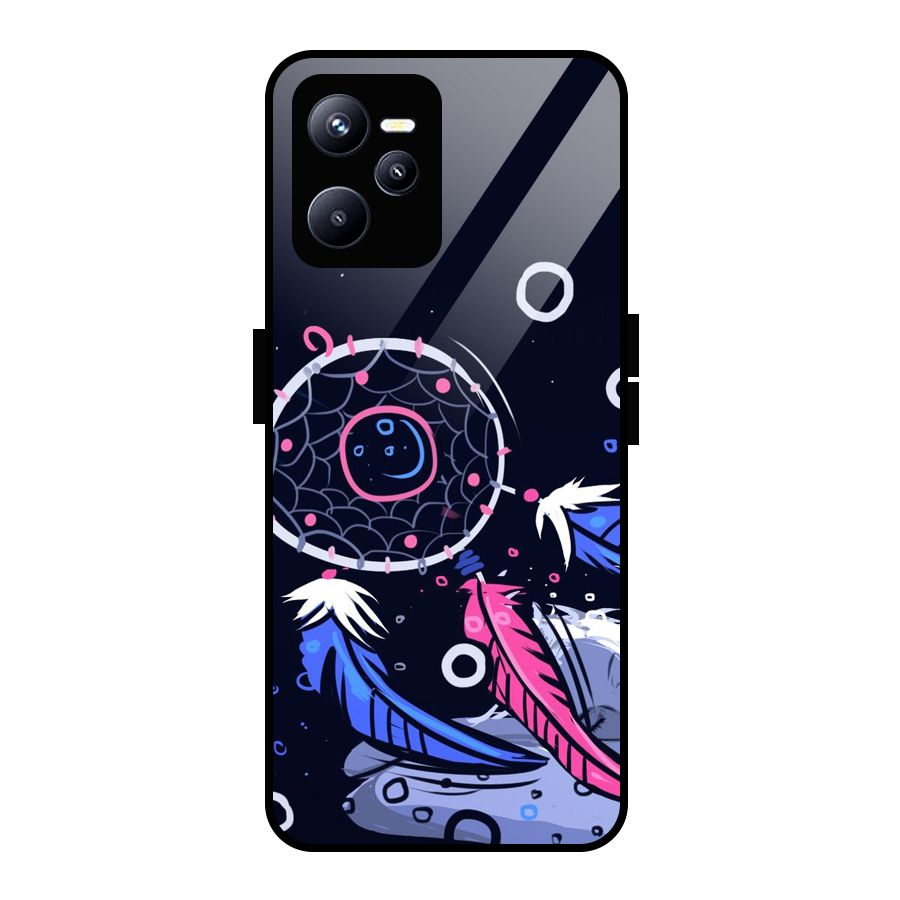 Dream Catcher Minimal Glass Back Case for Realme C35