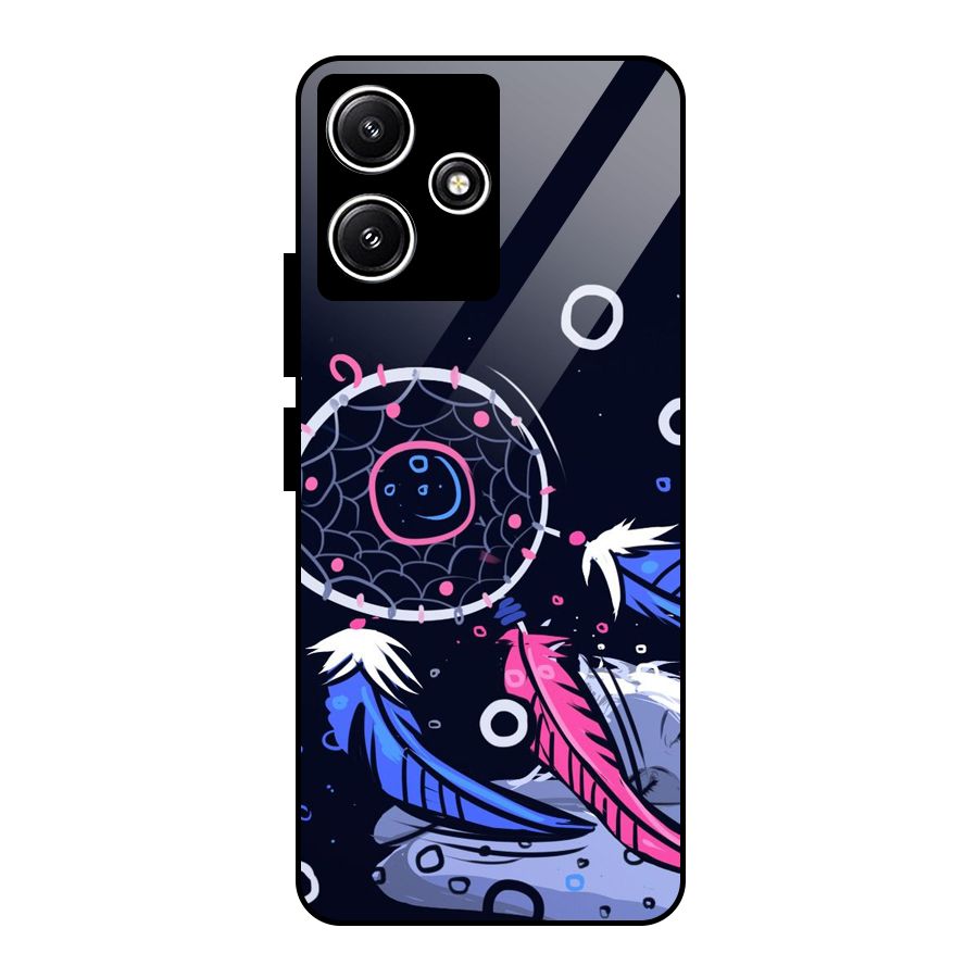 Dream Catcher Minimal Glass Back Case for Redmi 12 5G