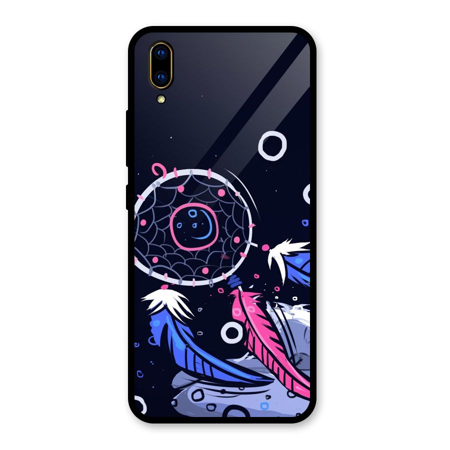 Dream Catcher Minimal Glass Back Case for Vivo V11 Pro