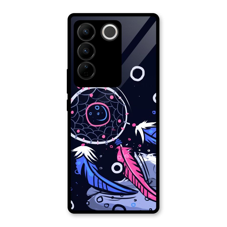 Dream Catcher Minimal Glass Back Case for Vivo V27