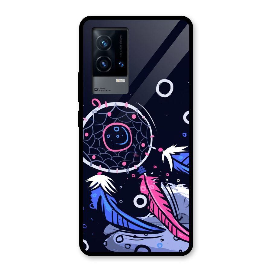 Dream Catcher Minimal Glass Back Case for iQOO 9 5G
