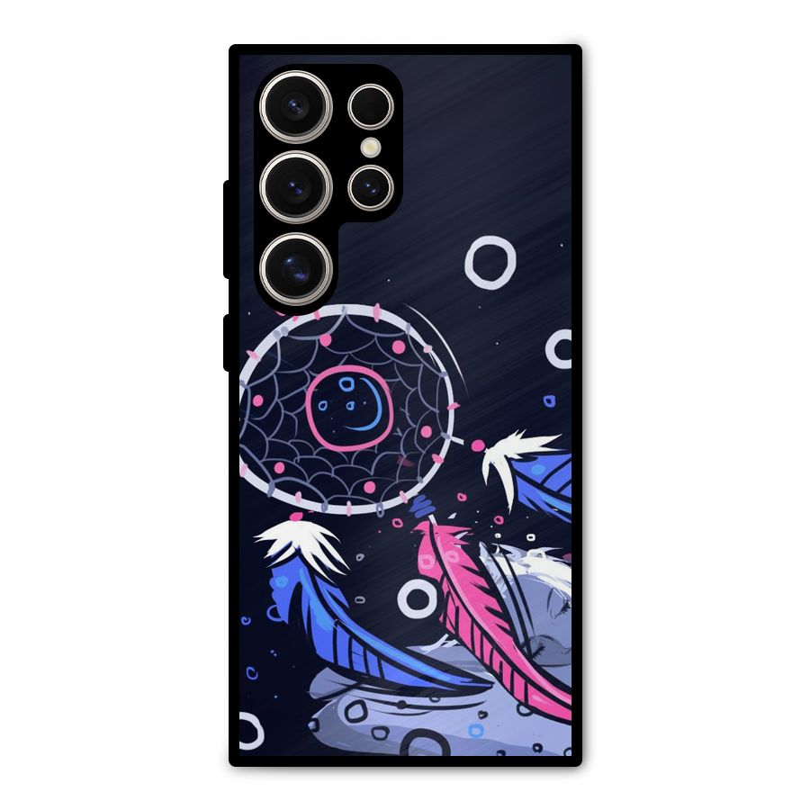 Dream Catcher Minimal Metal Back Case for Galaxy S24 Ultra