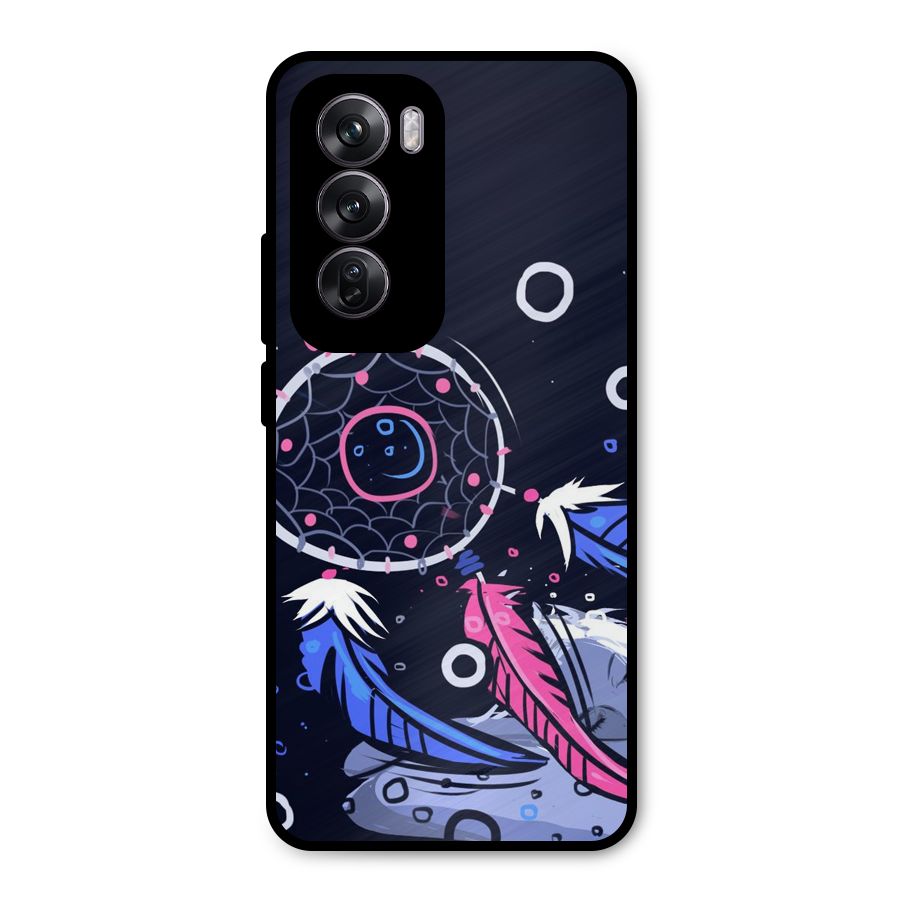 Dream Catcher Minimal Metal Back Case for Oppo Reno12 Pro