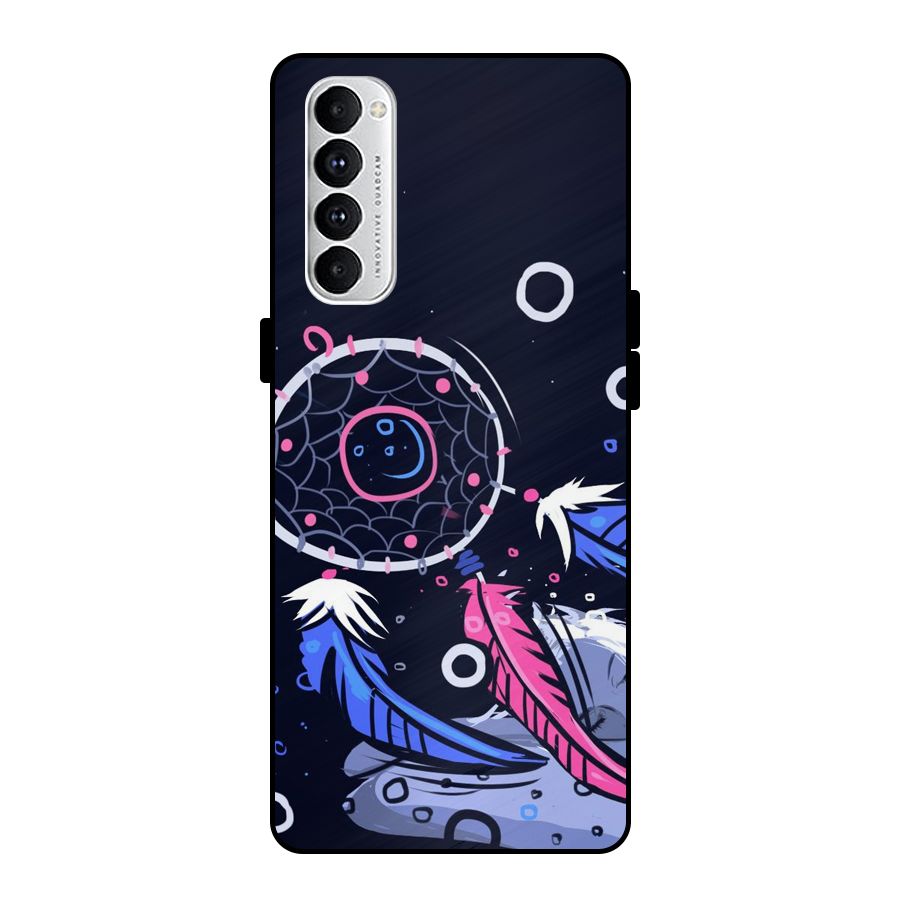 Dream Catcher Minimal Metal Back Case for Oppo Reno4 Pro