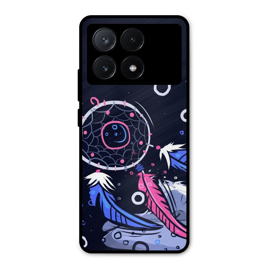 Dream Catcher Minimal Metal Back Case for Poco X6 Pro