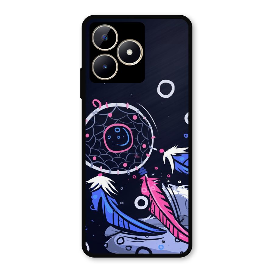 Dream Catcher Minimal Metal Back Case for Realme C53