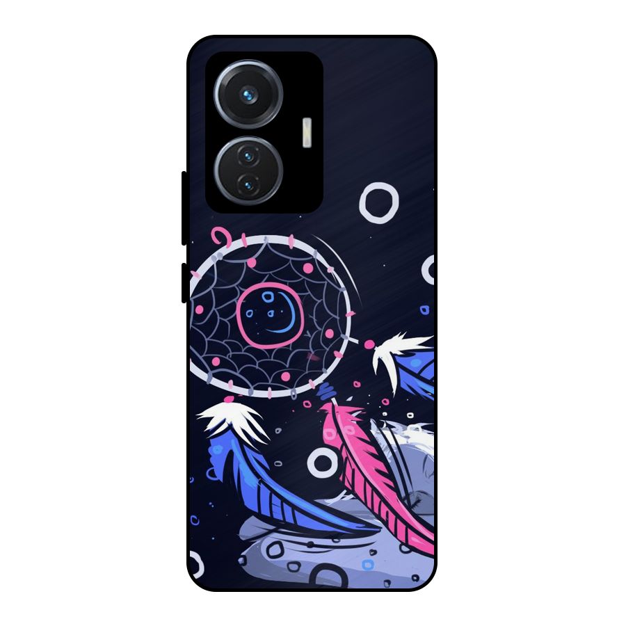 Dream Catcher Minimal Metal Back Case for Vivo T1 44W