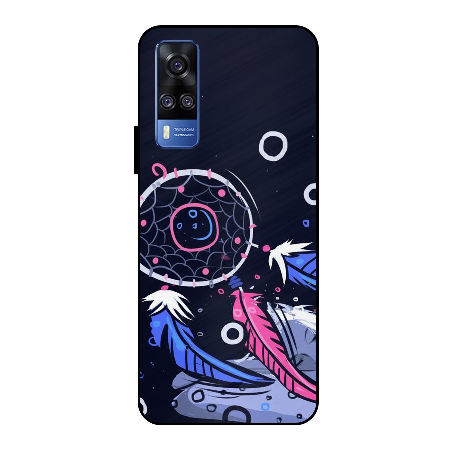 Dream Catcher Minimal Metal Back Case for Vivo Y51