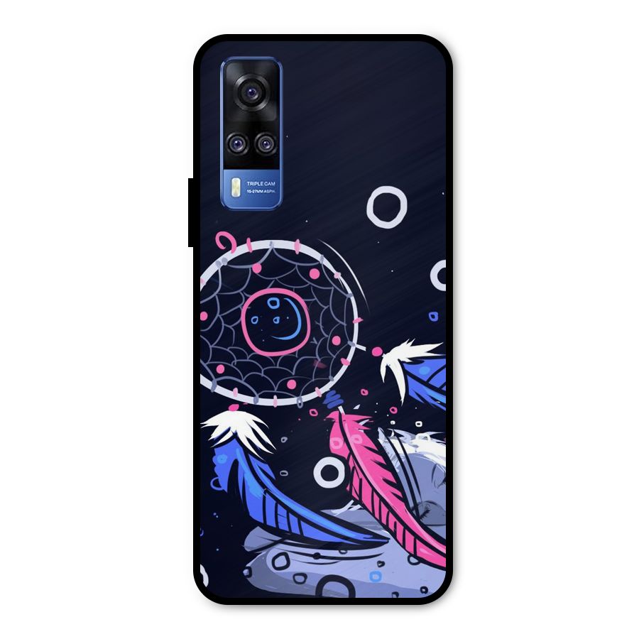 Dream Catcher Minimal Metal Back Case for Vivo Y51A