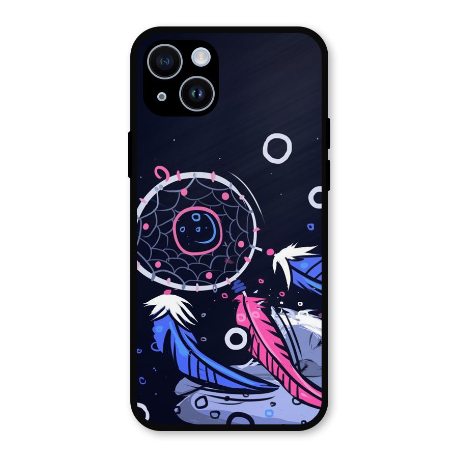 Dream Catcher Minimal Metal Back Case for iPhone 14
