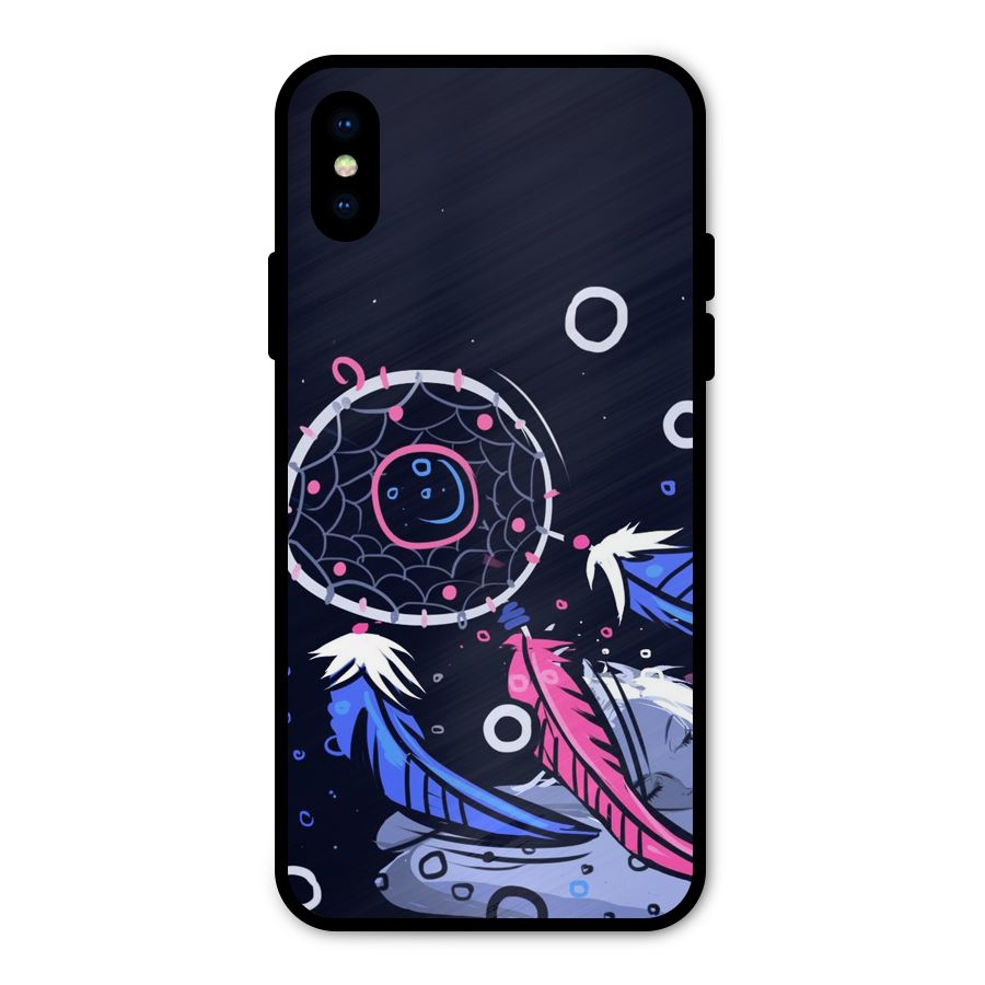 Dream Catcher Minimal Metal Back Case for iPhone X