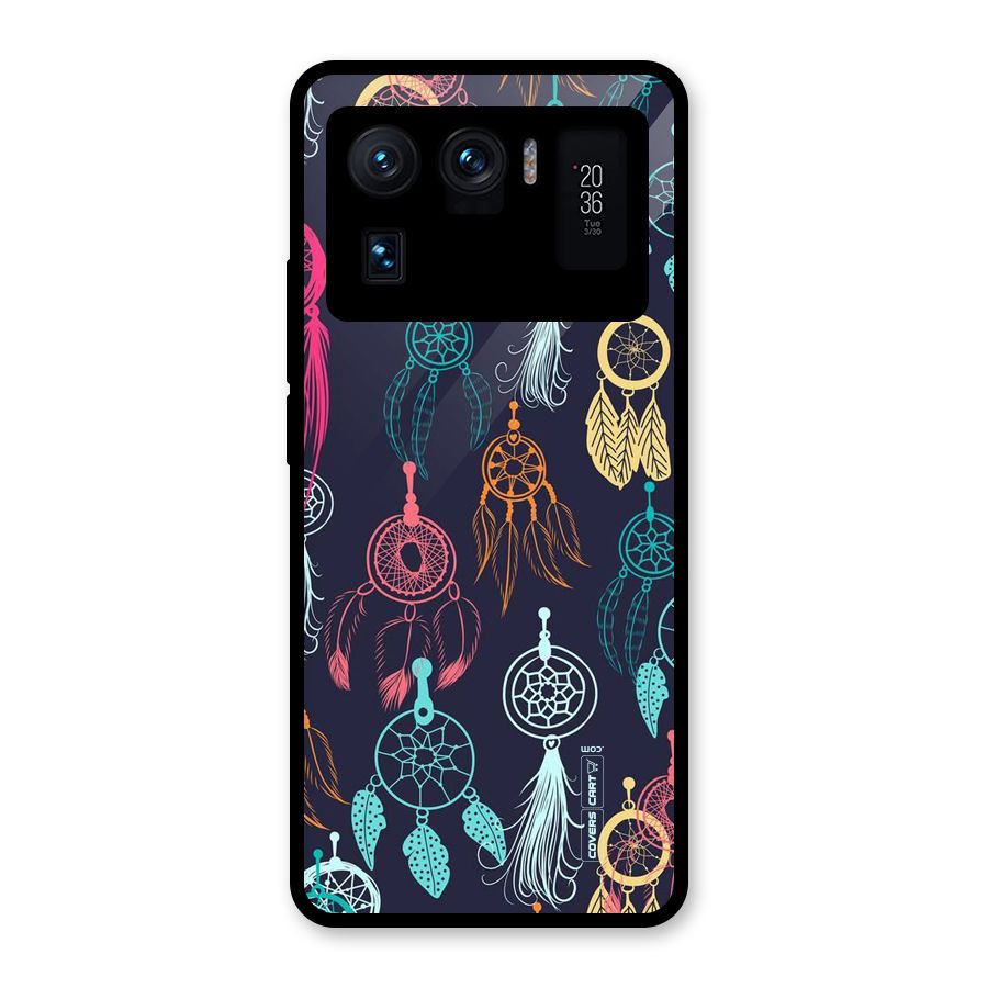 Dream Catcher Pattern Glass Back Case for Mi 11 Ultra