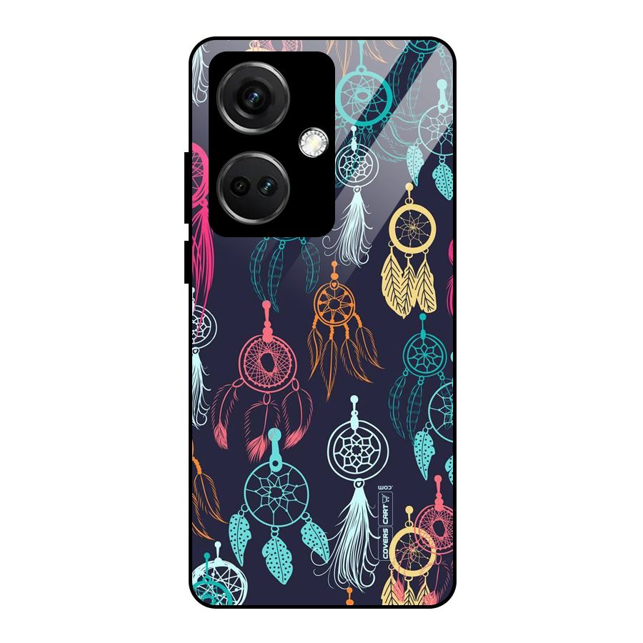 Dream Catcher Pattern Glass Back Case for OnePlus Nord CE 3 5G