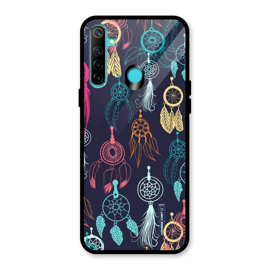 Dream Catcher Pattern Glass Back Case for Realme Narzo 10