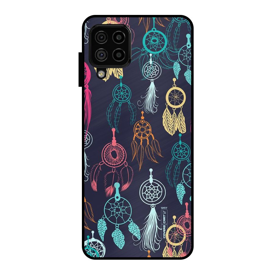 Dream Catcher Pattern Metal Back Case for Galaxy A22 4G