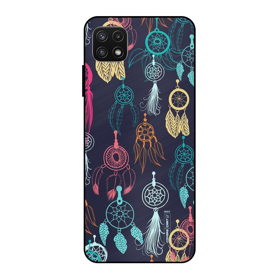 Dream Catcher Pattern Metal Back Case for Galaxy A22 5G