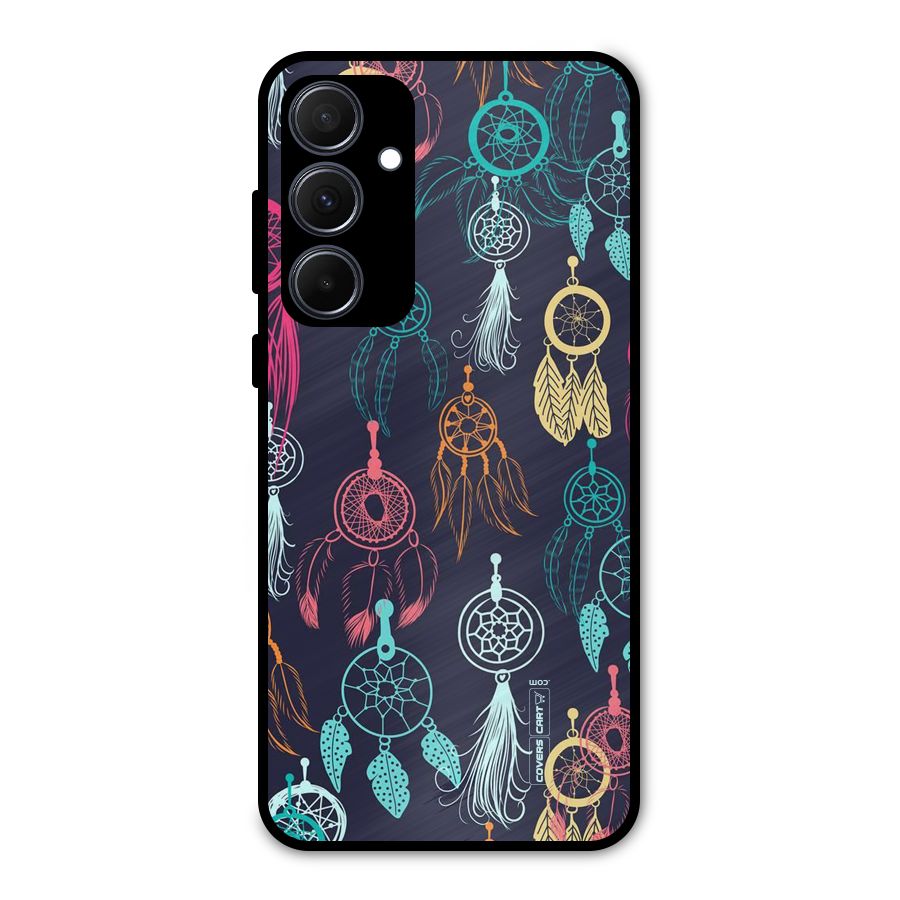 Dream Catcher Pattern Metal Back Case for Galaxy A35