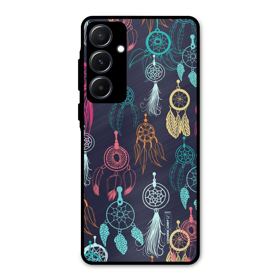 Dream Catcher Pattern Metal Back Case for Galaxy A55