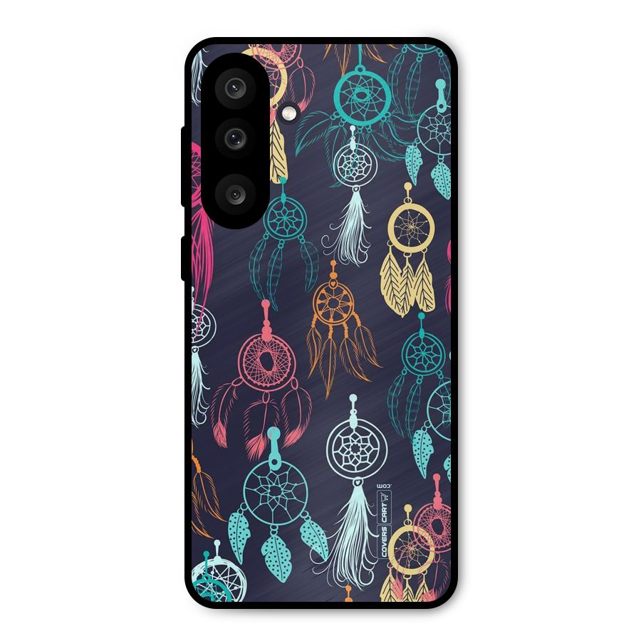 Dream Catcher Pattern Metal Back Case for Galaxy F56
